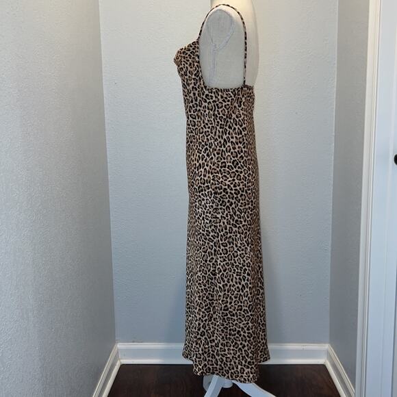 Blue Jasmine Leopard Slip Dress - Size L NWOT - Picture 3 of 8